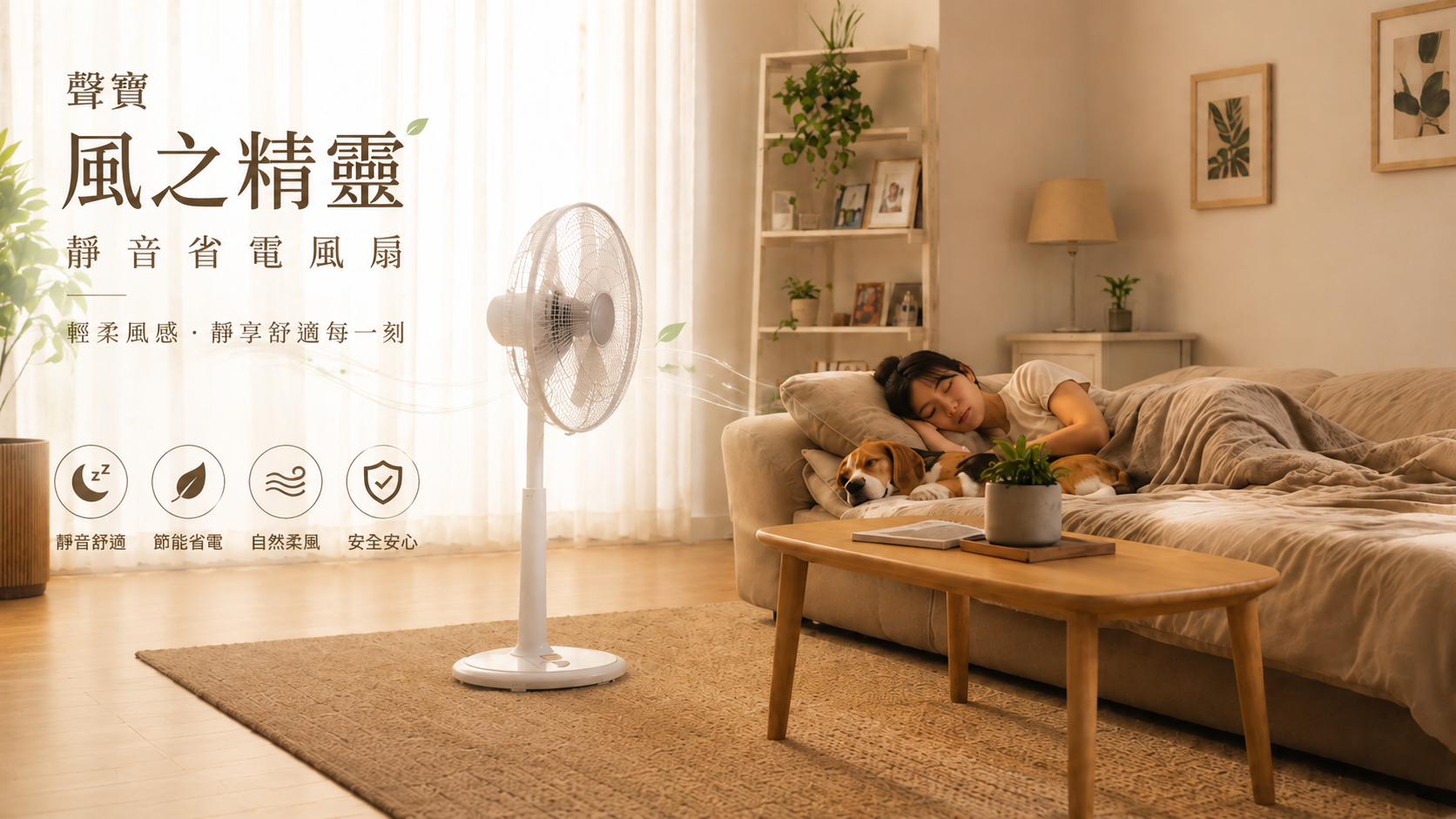 聲寶｜靜音省電風扇